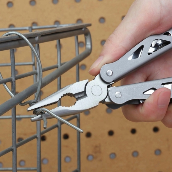 12-in-1 Multi-Tool with Carrying Sheath - Steel - Picture 6 of 9